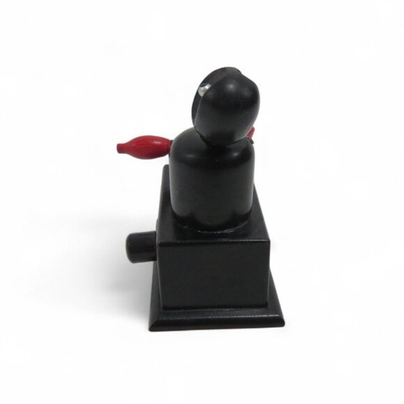 Rare Japanese KOBE Sake Drinker DOLL Articulated Wooden Figurine Vintage 4" - Picture 4 of 10